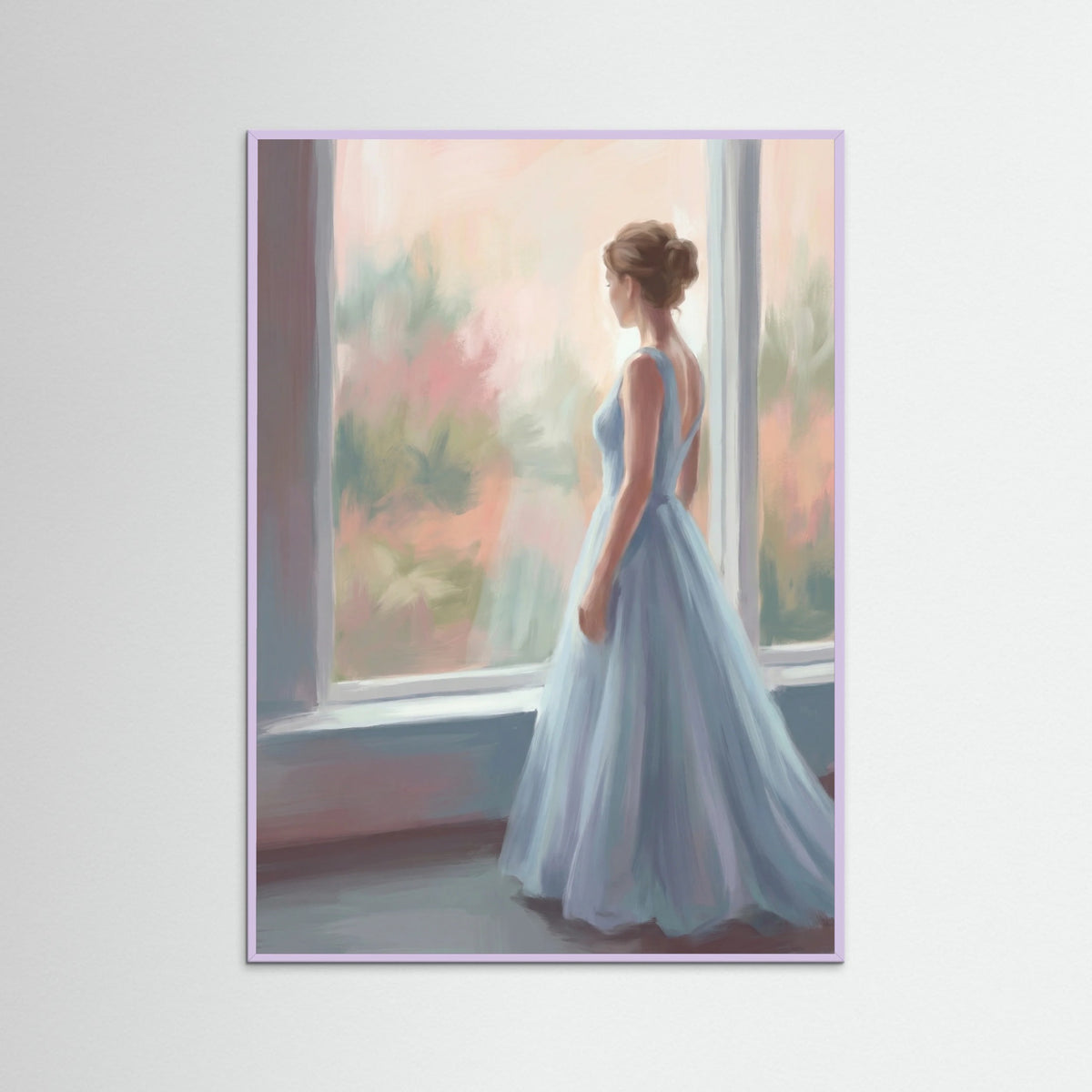 Lilac Wood Seated Grace