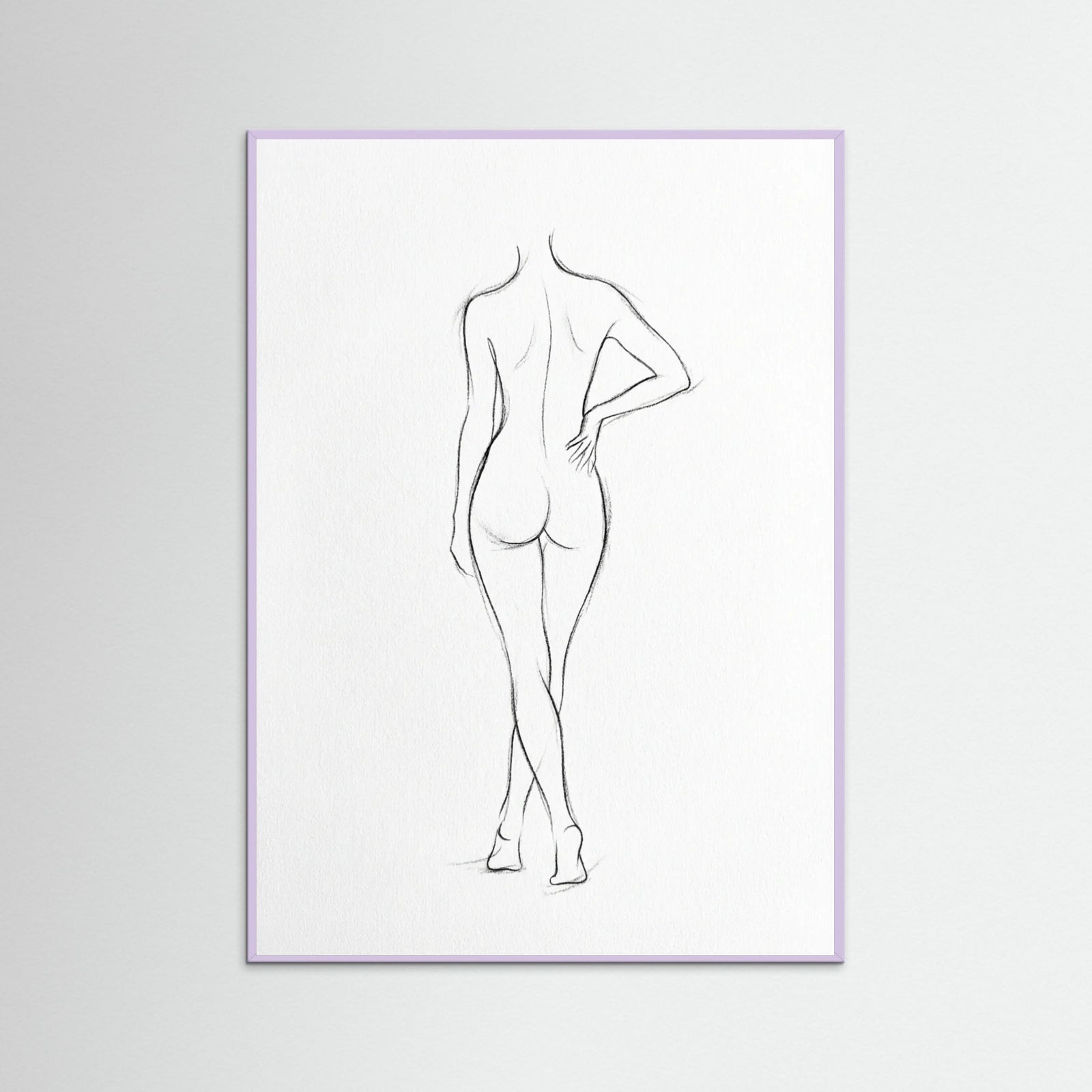 Lilac Wood Seated Serenity