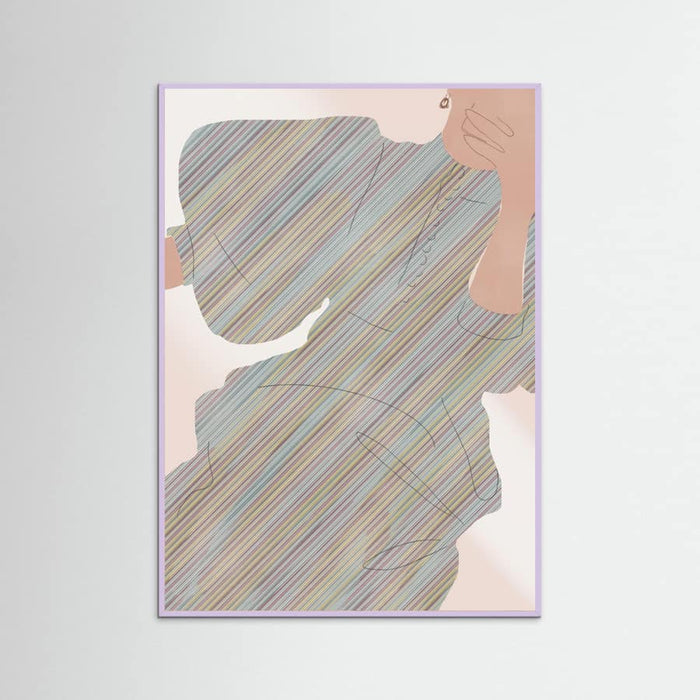 Selfie In Stripe -juliste – juliste ja taidepainatus