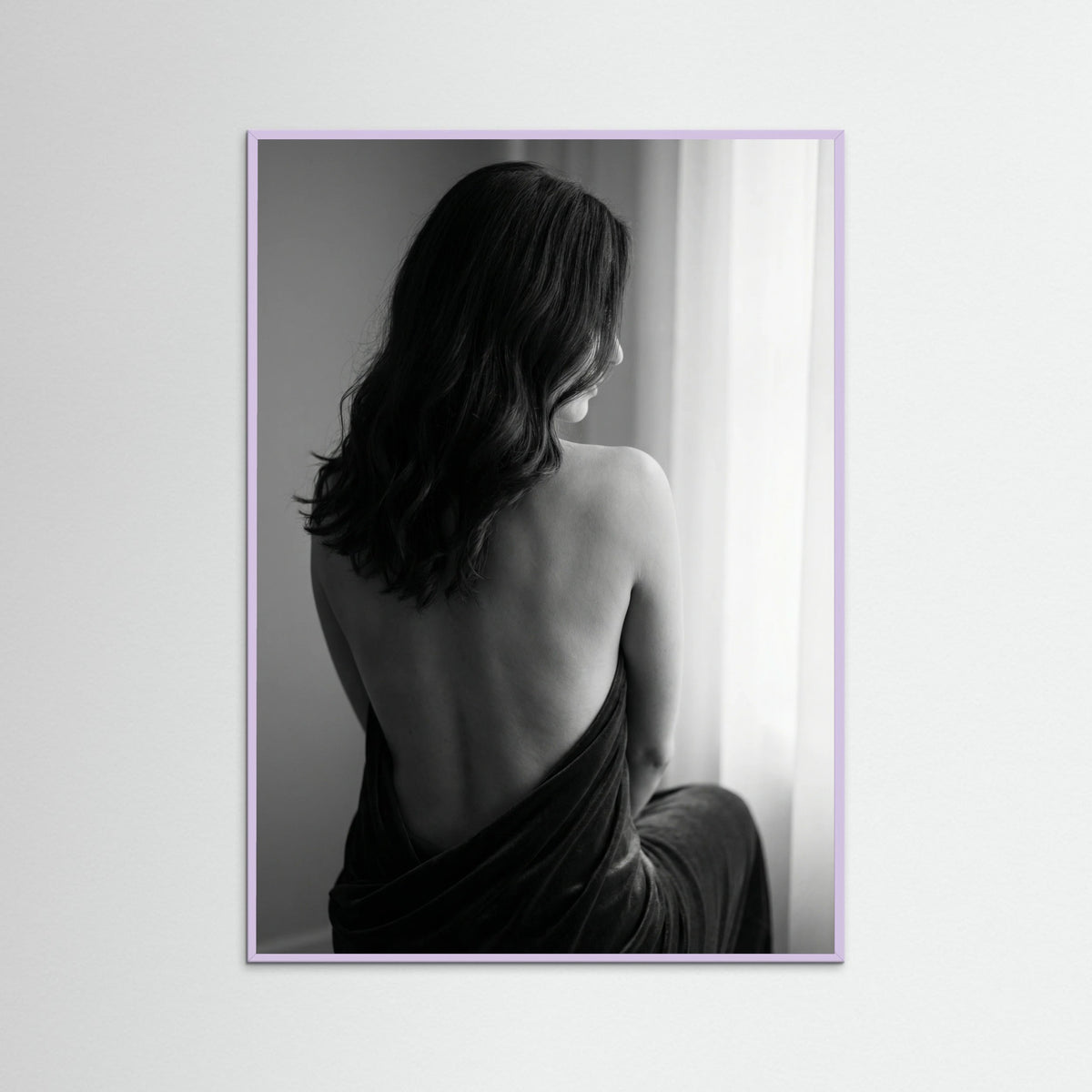 Lilac Wood Sensual Noir Portrait