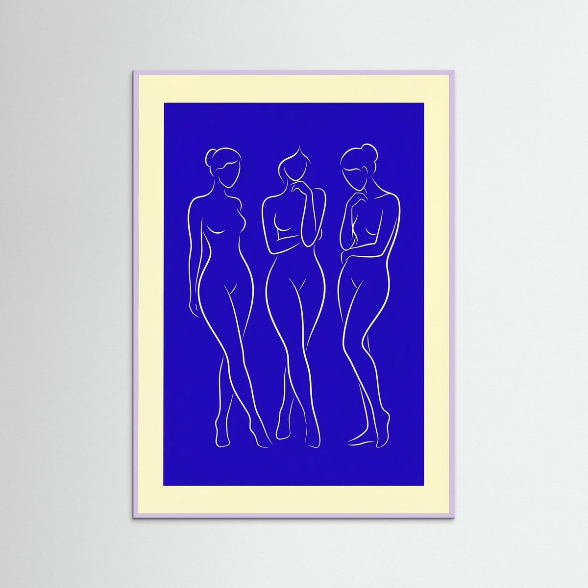 Lilac Wood Serene Blue Form