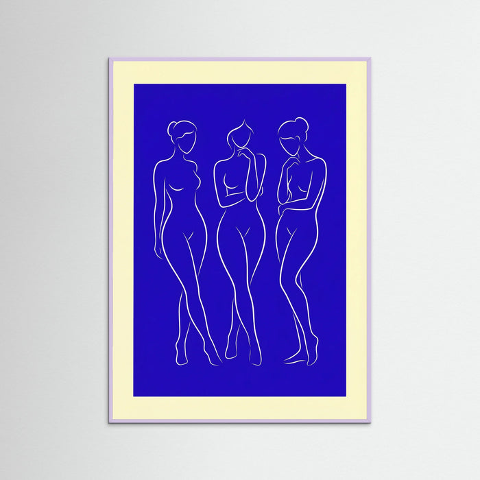 Lilac Wood Serene Blue Form