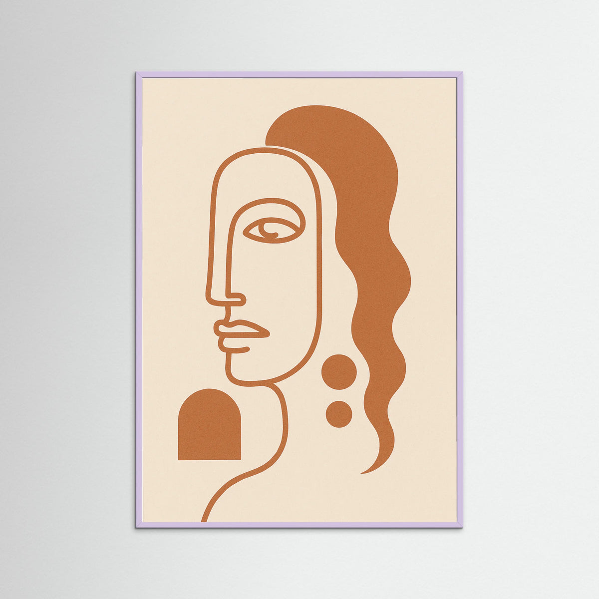 Lilac Wood Serene Face