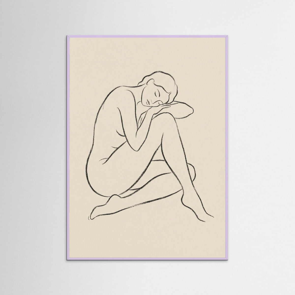 Lilac Wood Serene Gaze