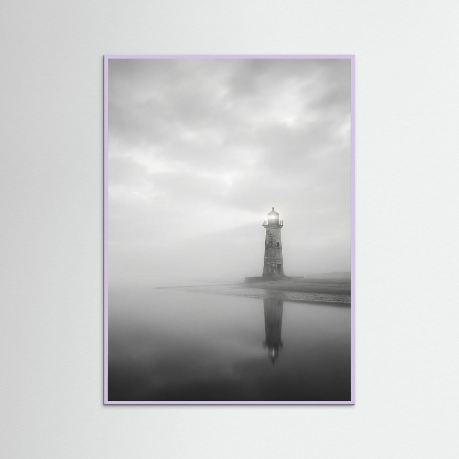 Lilac Wood Serene Reflection