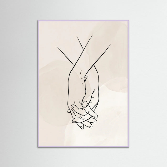 Lilac Wood Serene Silhouette