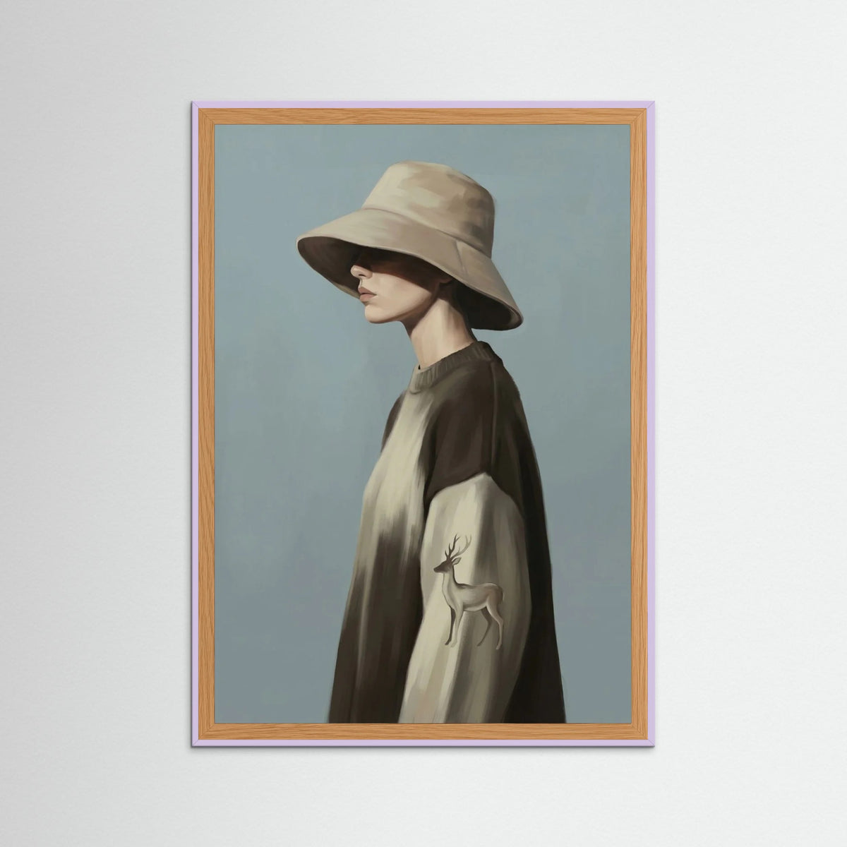 Lilac Wood Shaded Cow