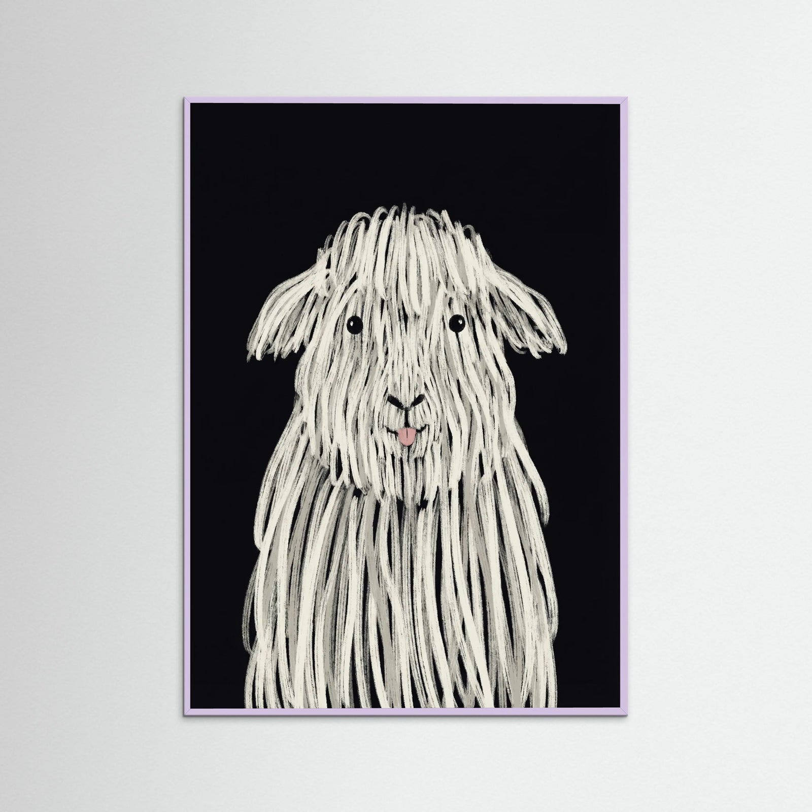 Lilac Wood Shaggy Friend