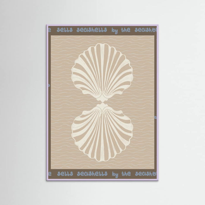 She sells seashells Poster – poster and art print