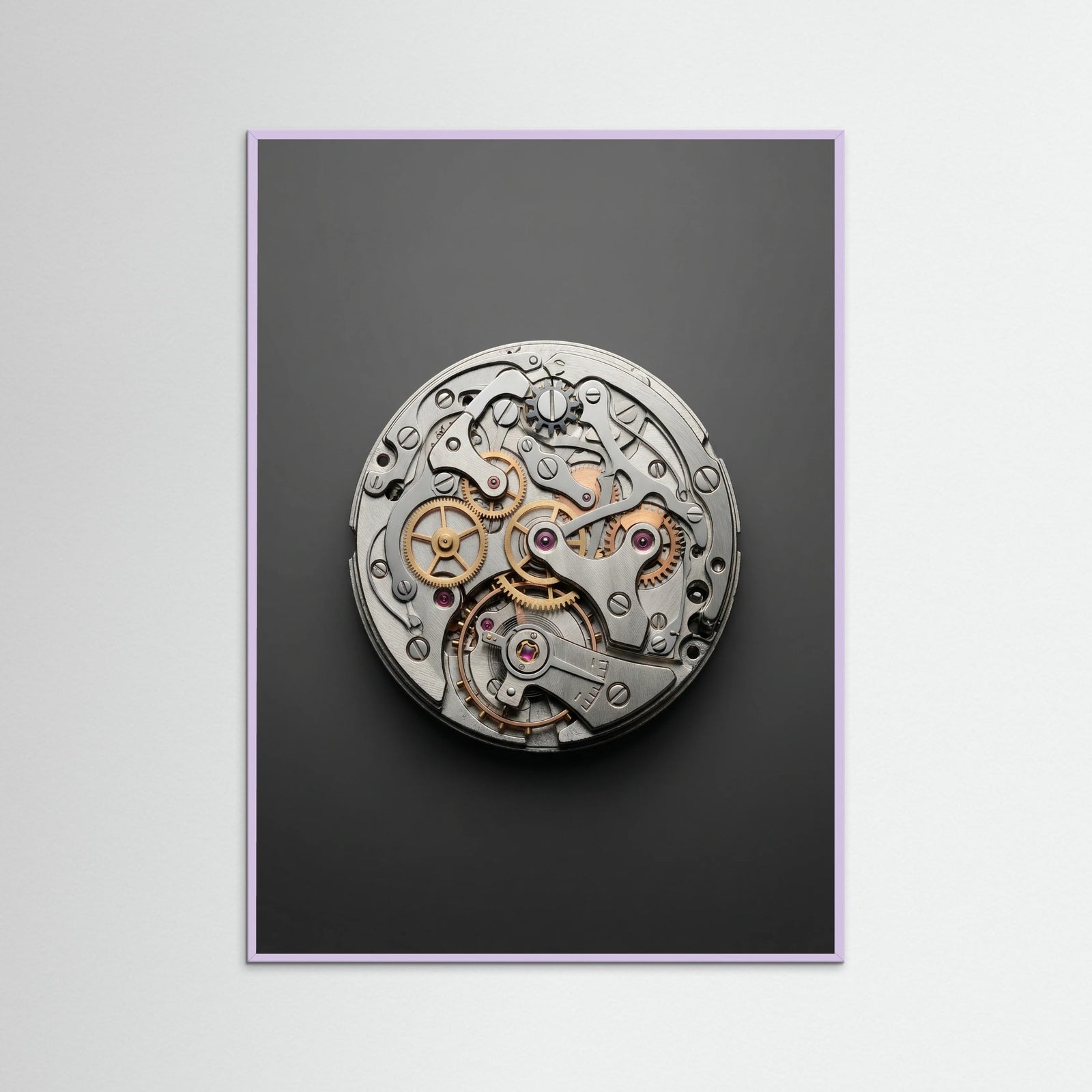 Lilac Wood Silver Icon Overhead