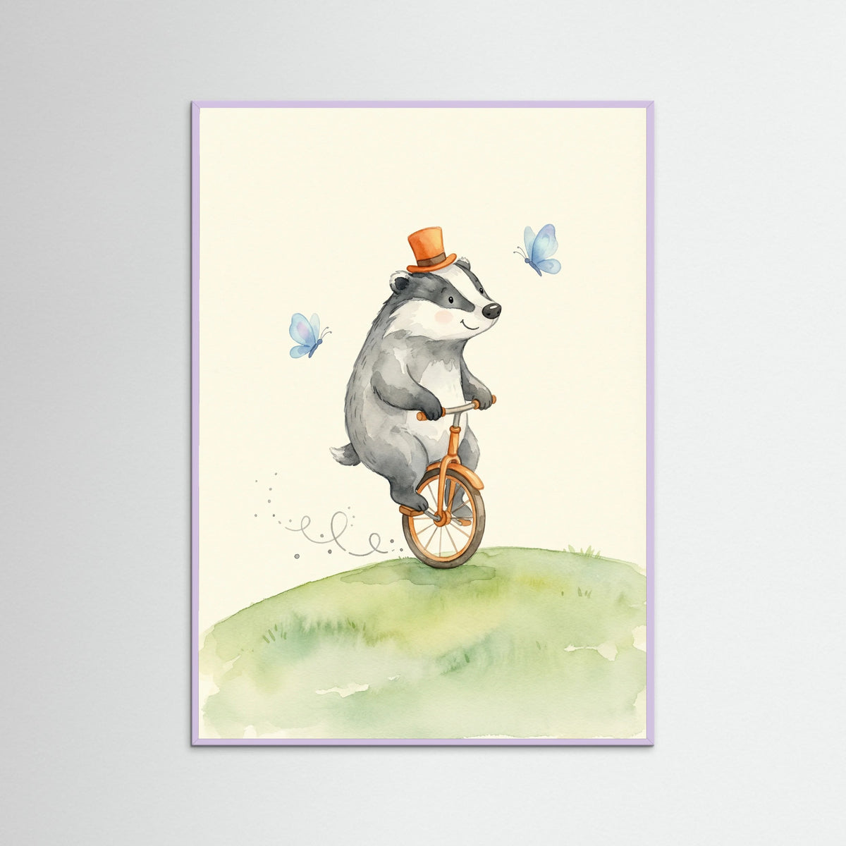 Lilac Wood Skating Crocodile