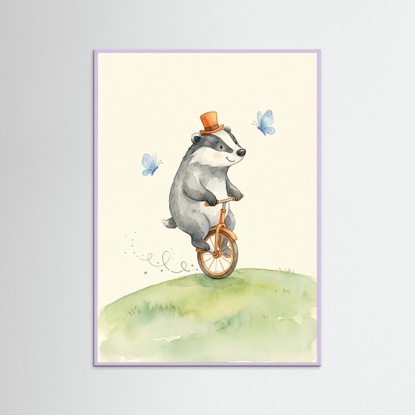 Lilac Wood Skating Crocodile