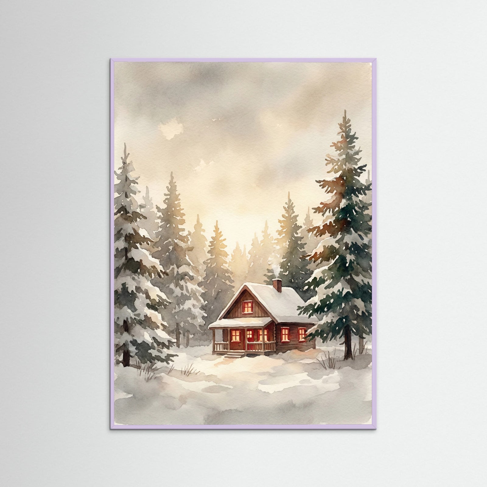 Lilac Wood Snowy Path