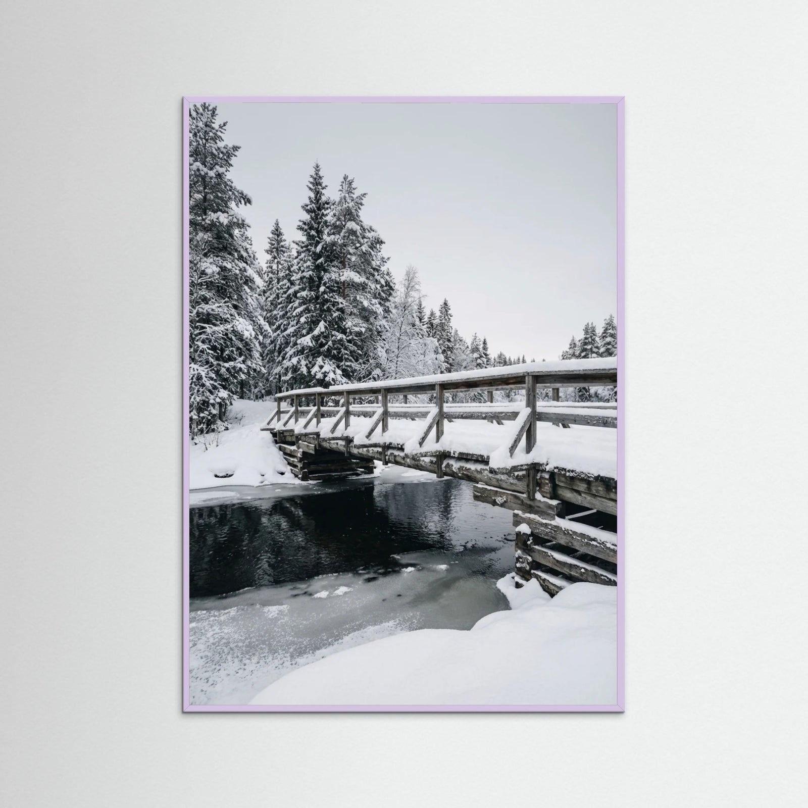 Lilac Wood Snowy Sanctuary