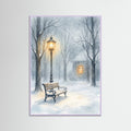Lilac Wood Snowy Serenity