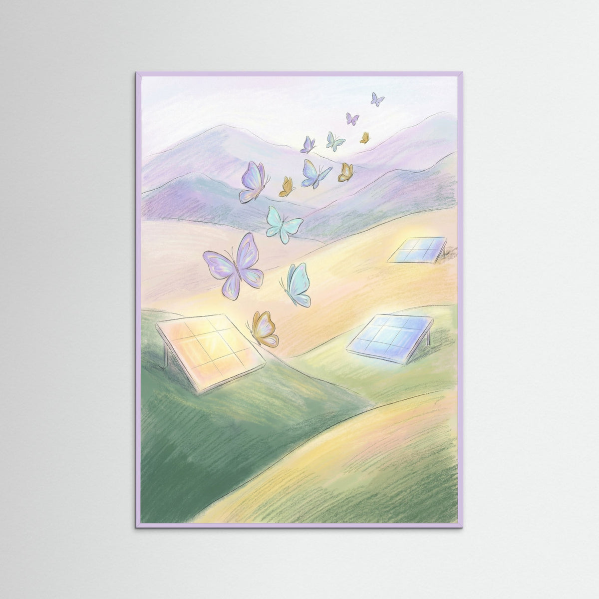 Lilac Wood Soaring Winds