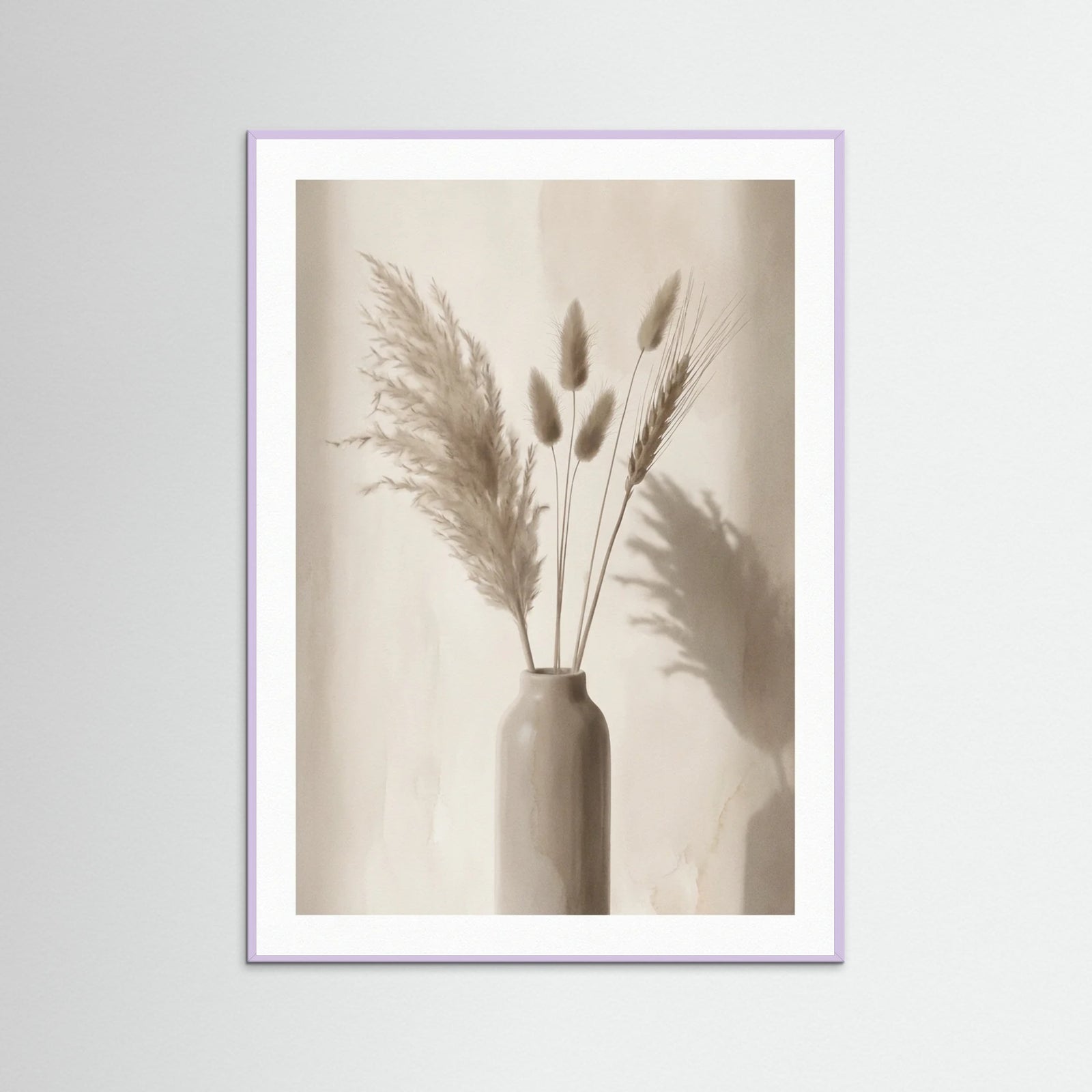 Lilac Wood Soft Bloom Shadows