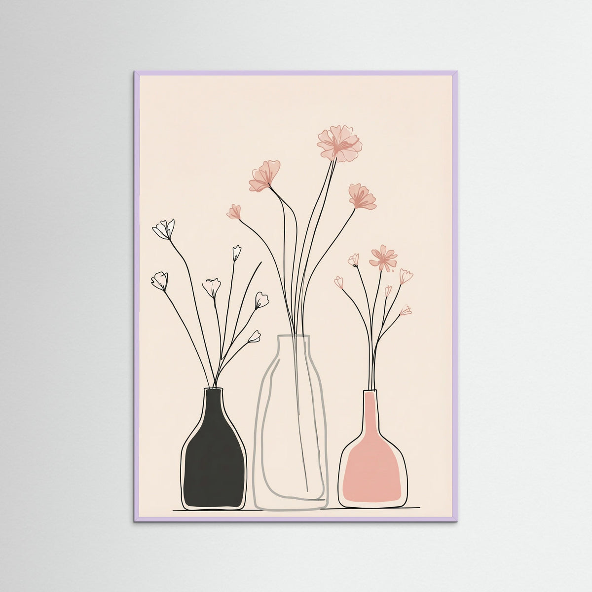 Lilac Wood Soft Floral Arrangement