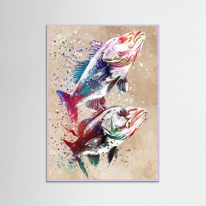 Sport Fishing 1 Poster – Poster und Kunstdruck