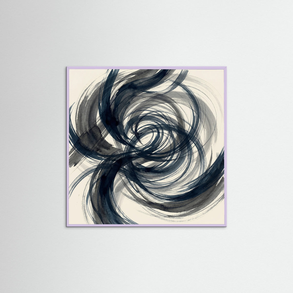 Lilac Wood Square Abstract Structure