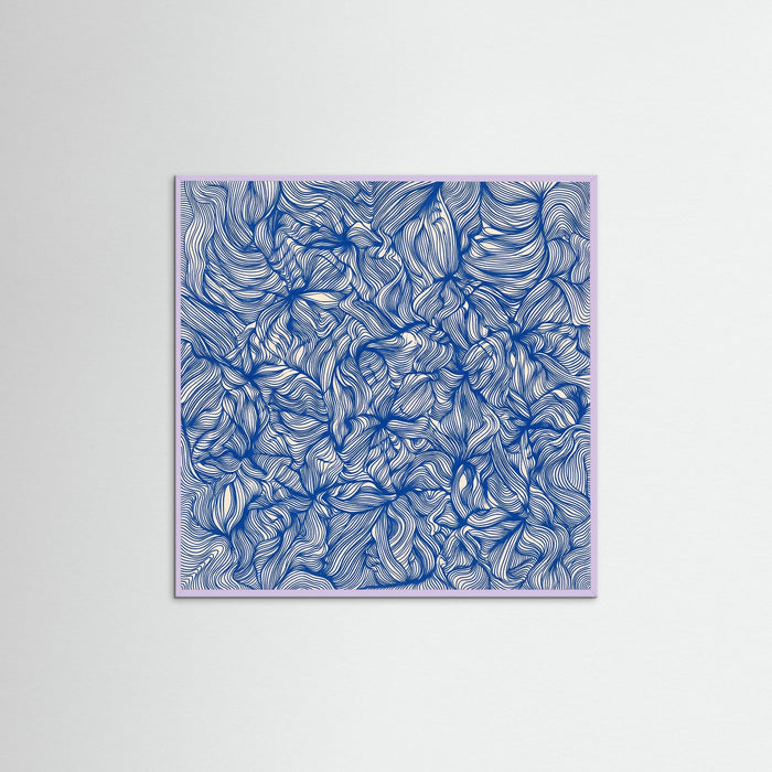 Lilac Wood Square Azure Currents
