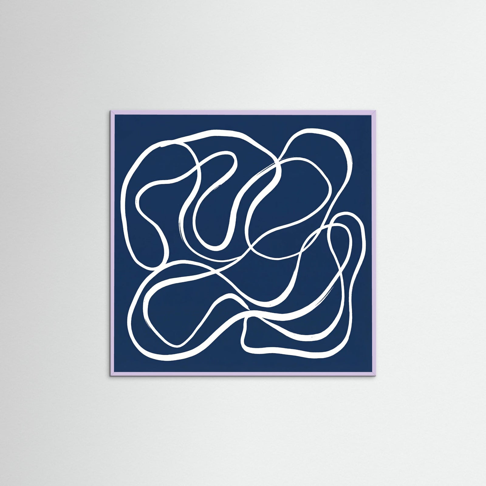 Lilac Wood Square Blue Enclosure