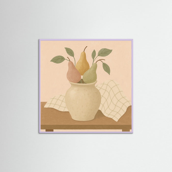 Lilac Wood Square Candlelit Aura