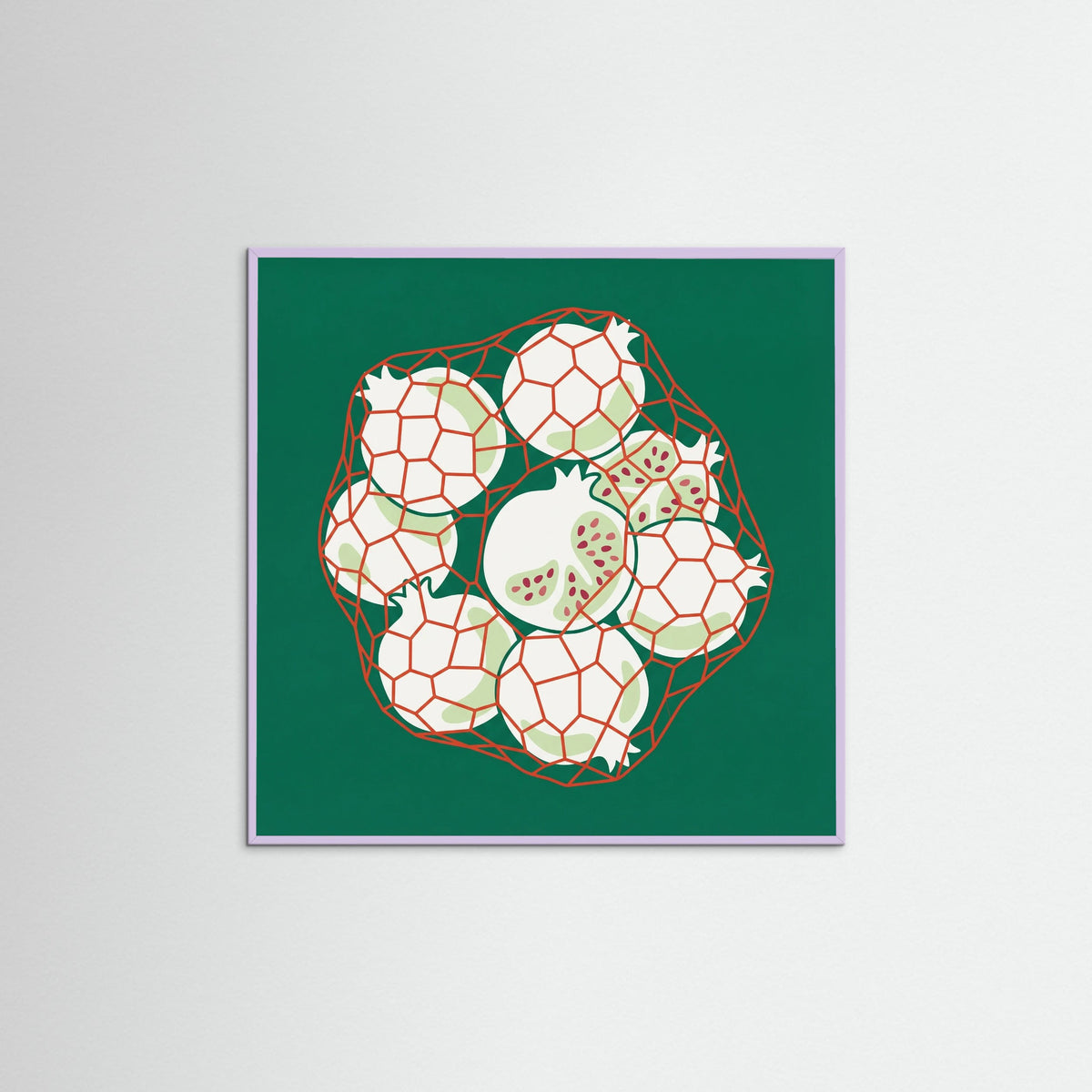 Lilac Wood Square Citrus Catch