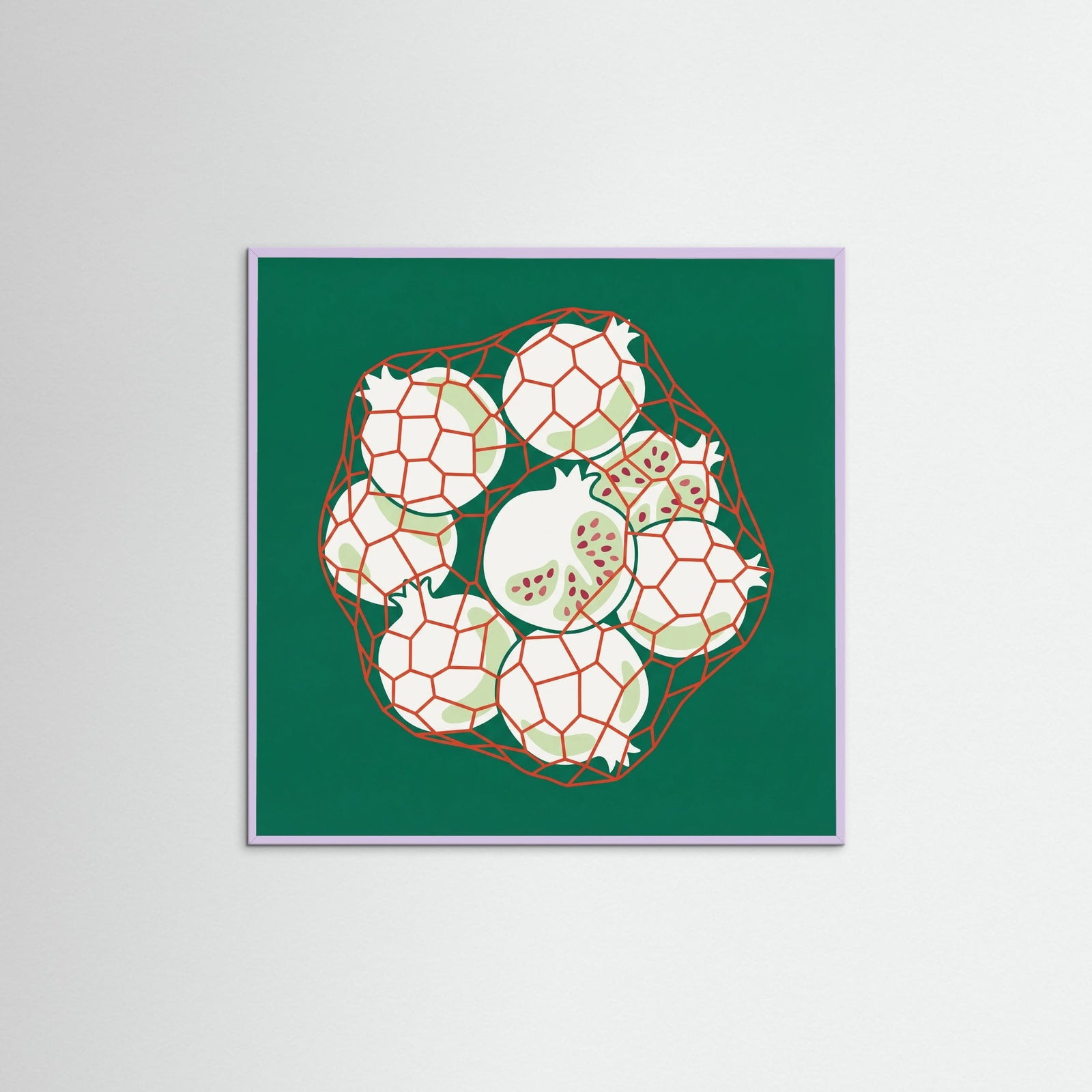 Lilac Wood Square Citrus Catch