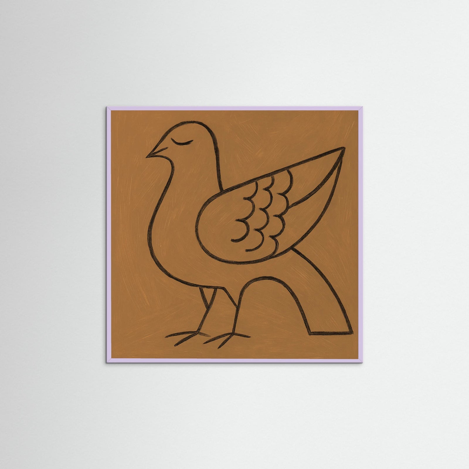 Lilac Wood Square Contour Poetry