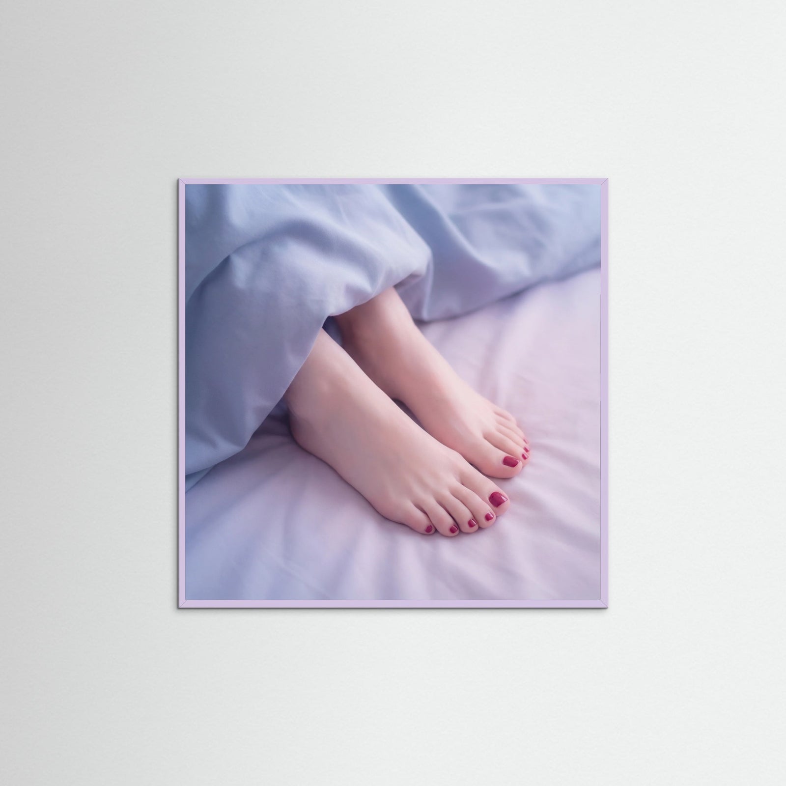 Lilac Wood Square Crimson Repose