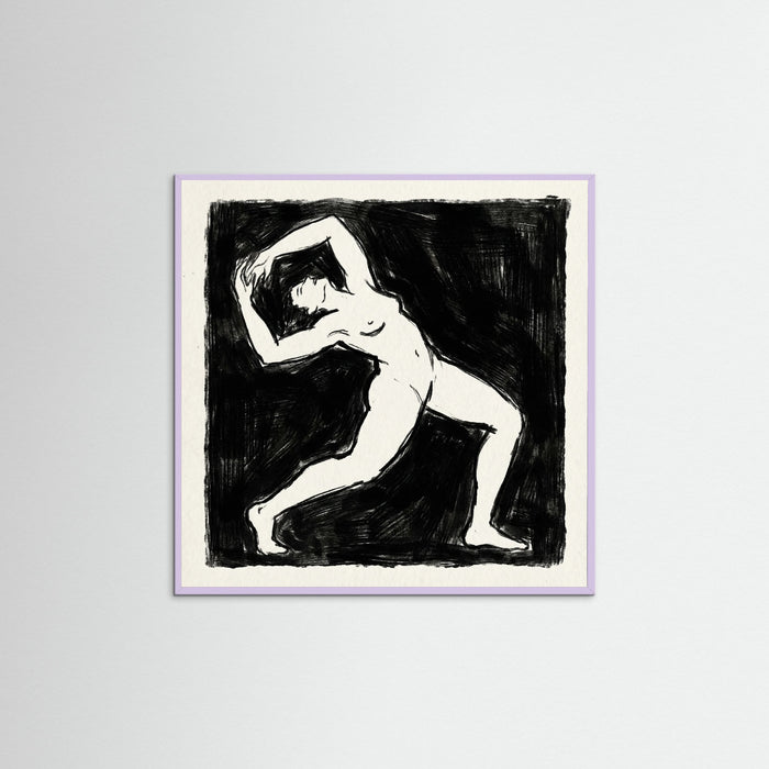 Lilac Wood Square Dark Confrontation