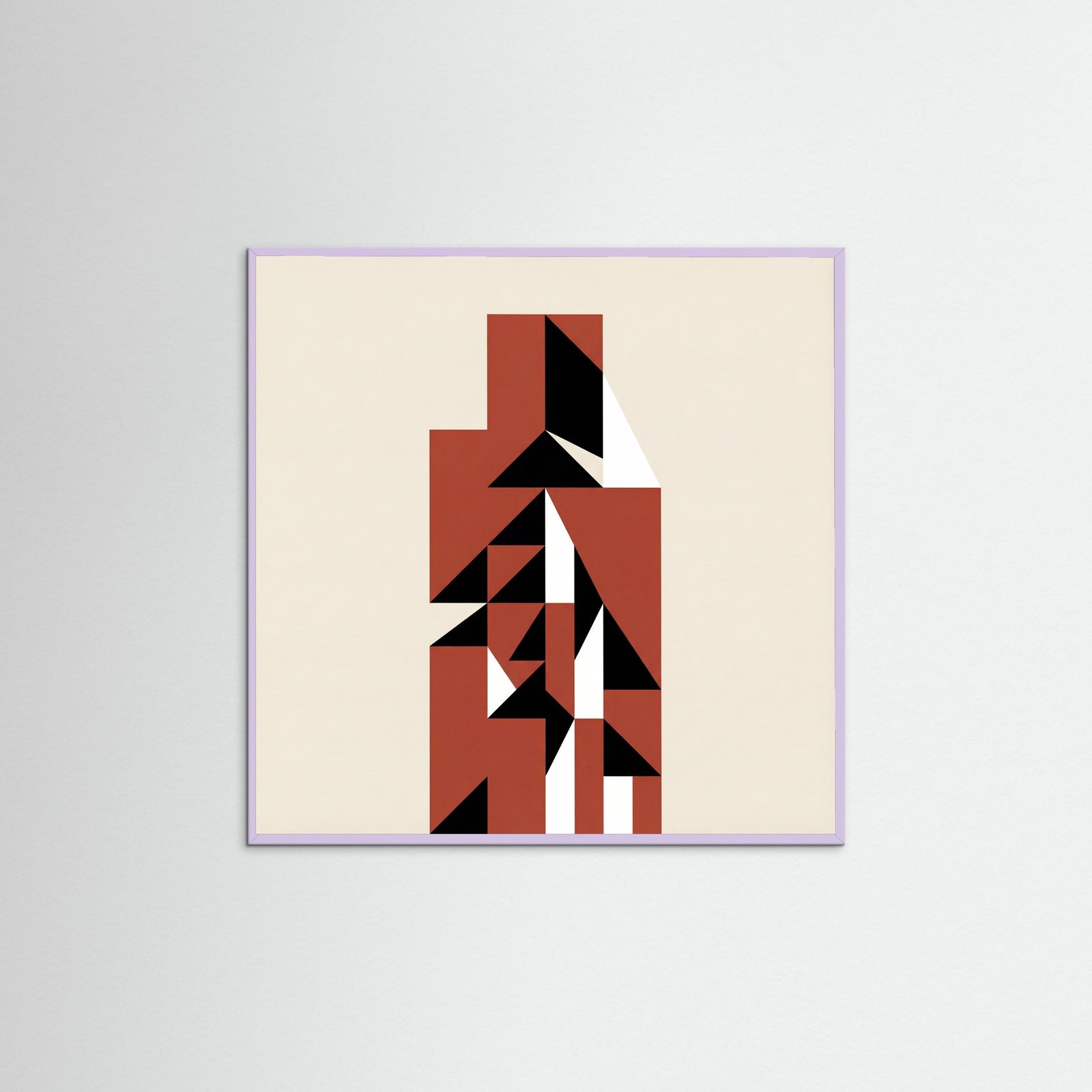 Lilac Wood Square Desert Arch