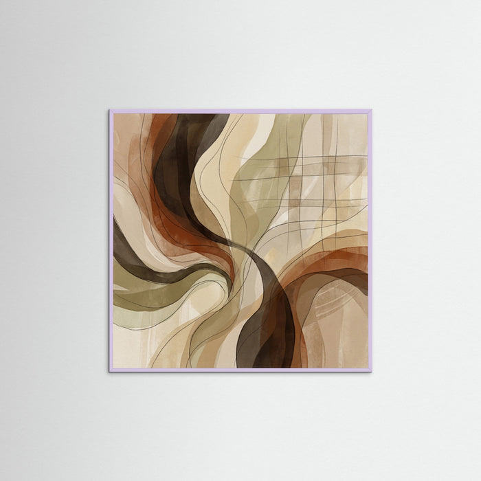 Lilac Wood Square Earthen Flow