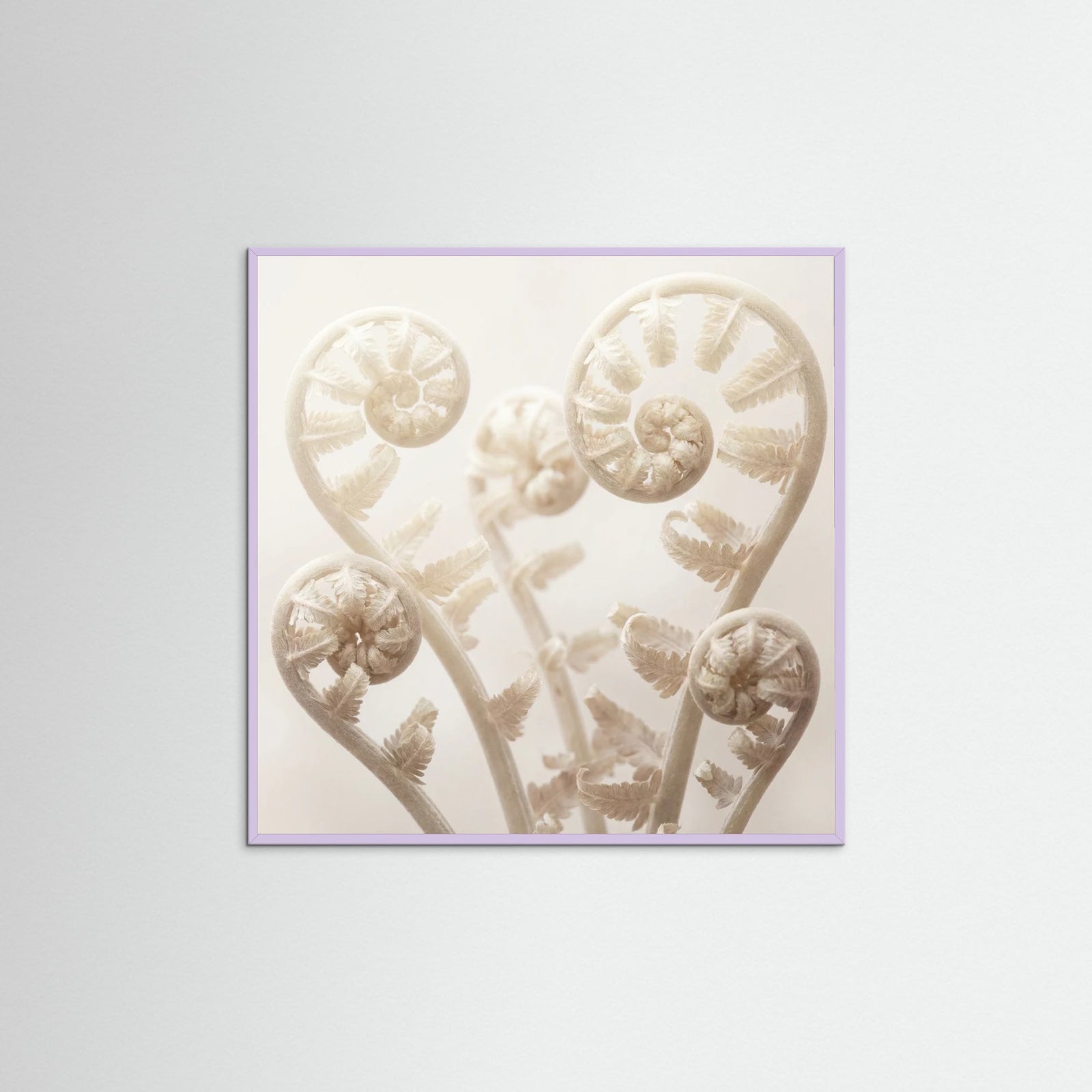 Lilac Wood Square Ethereal Bloom