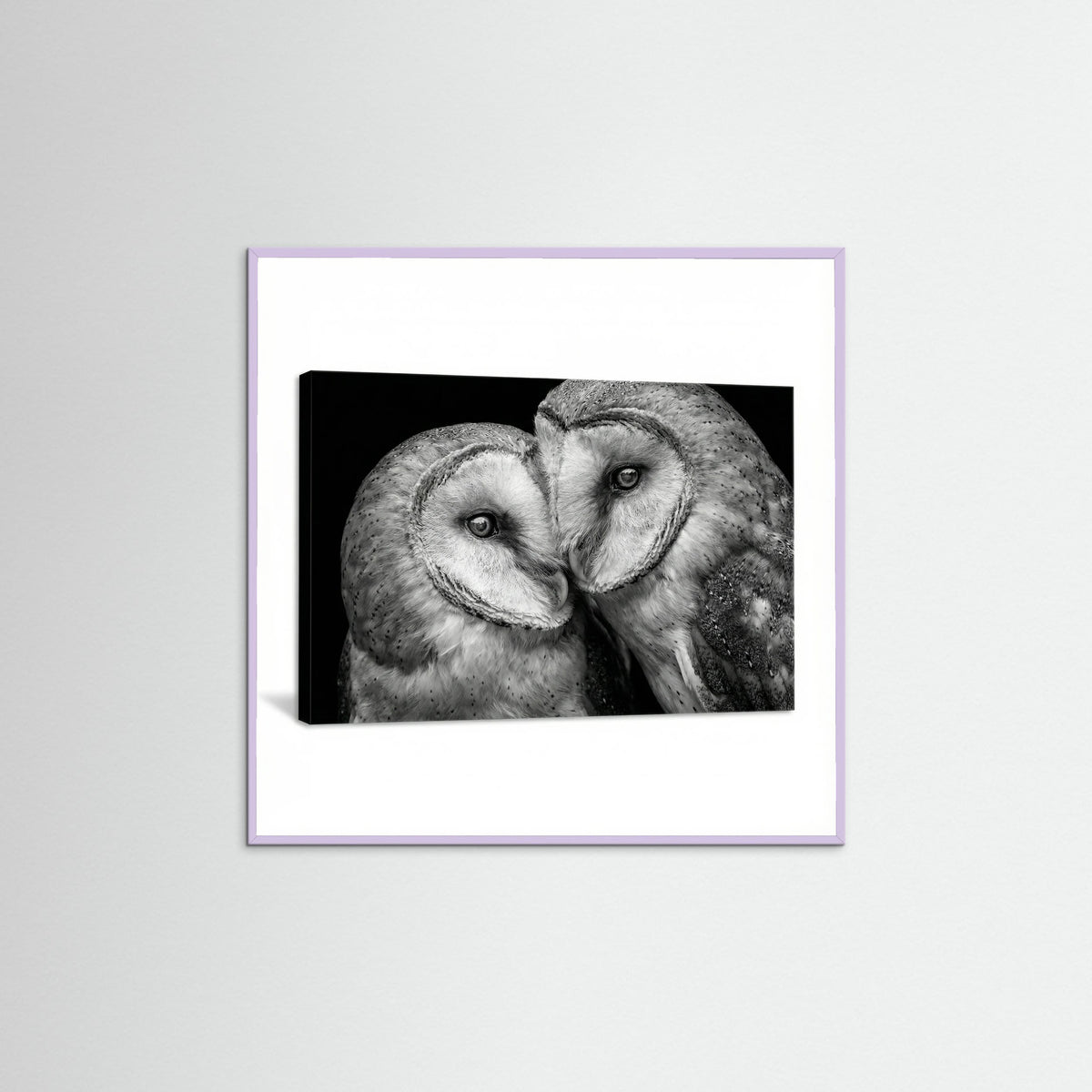Lilac Wood Square Feathered Connection