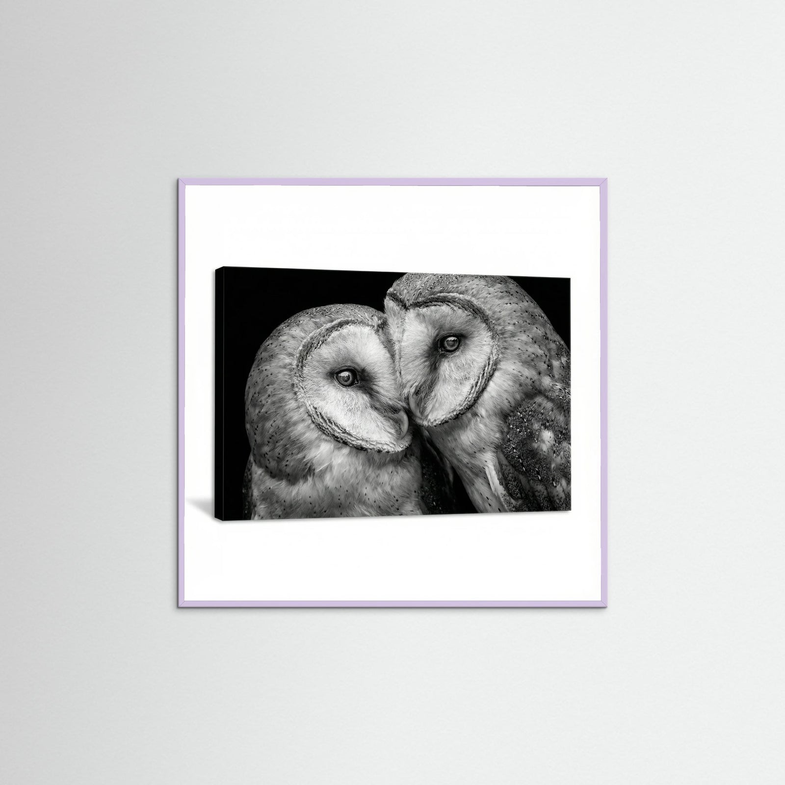 Lilac Wood Square Feathered Connection