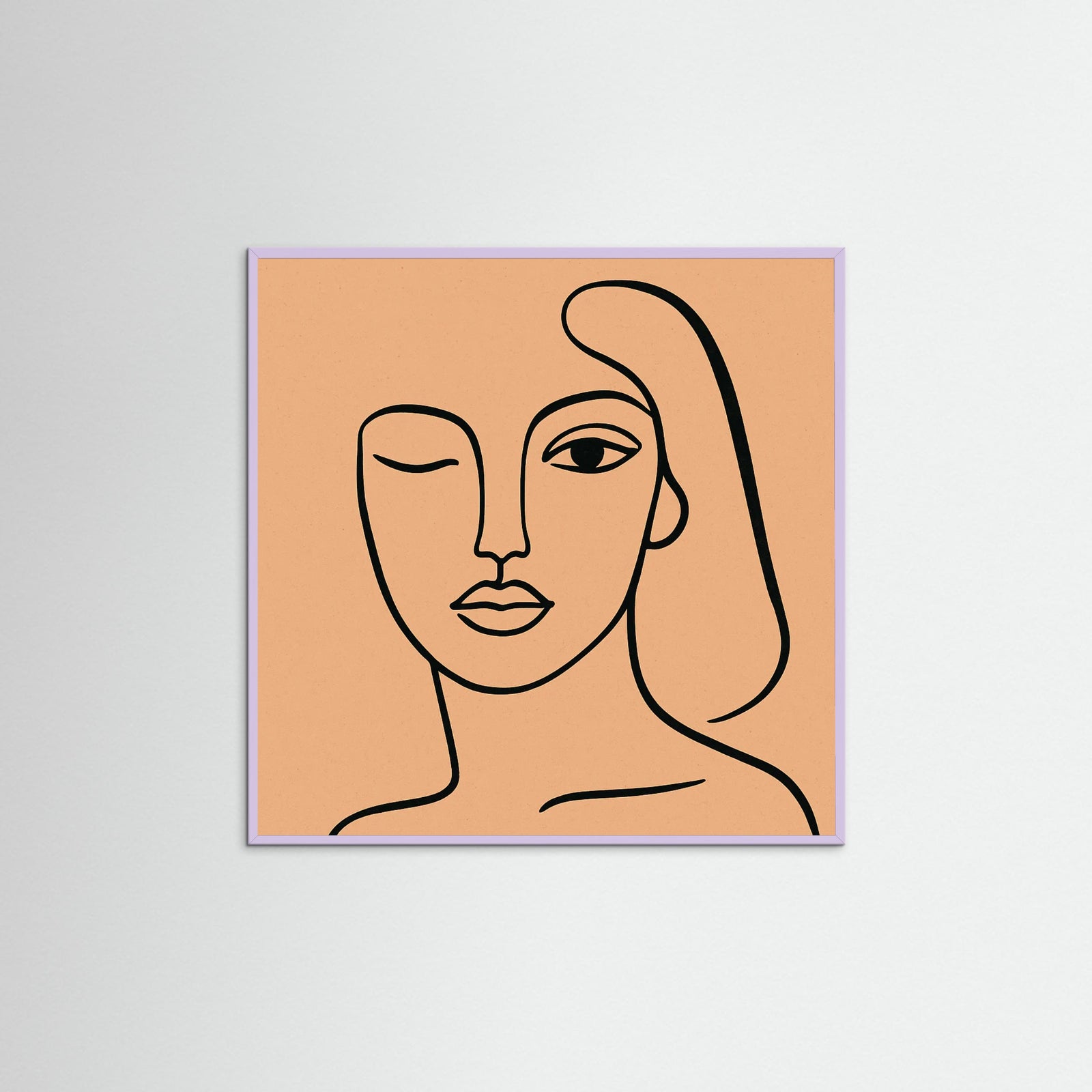 Lilac Wood Square Fluid Face