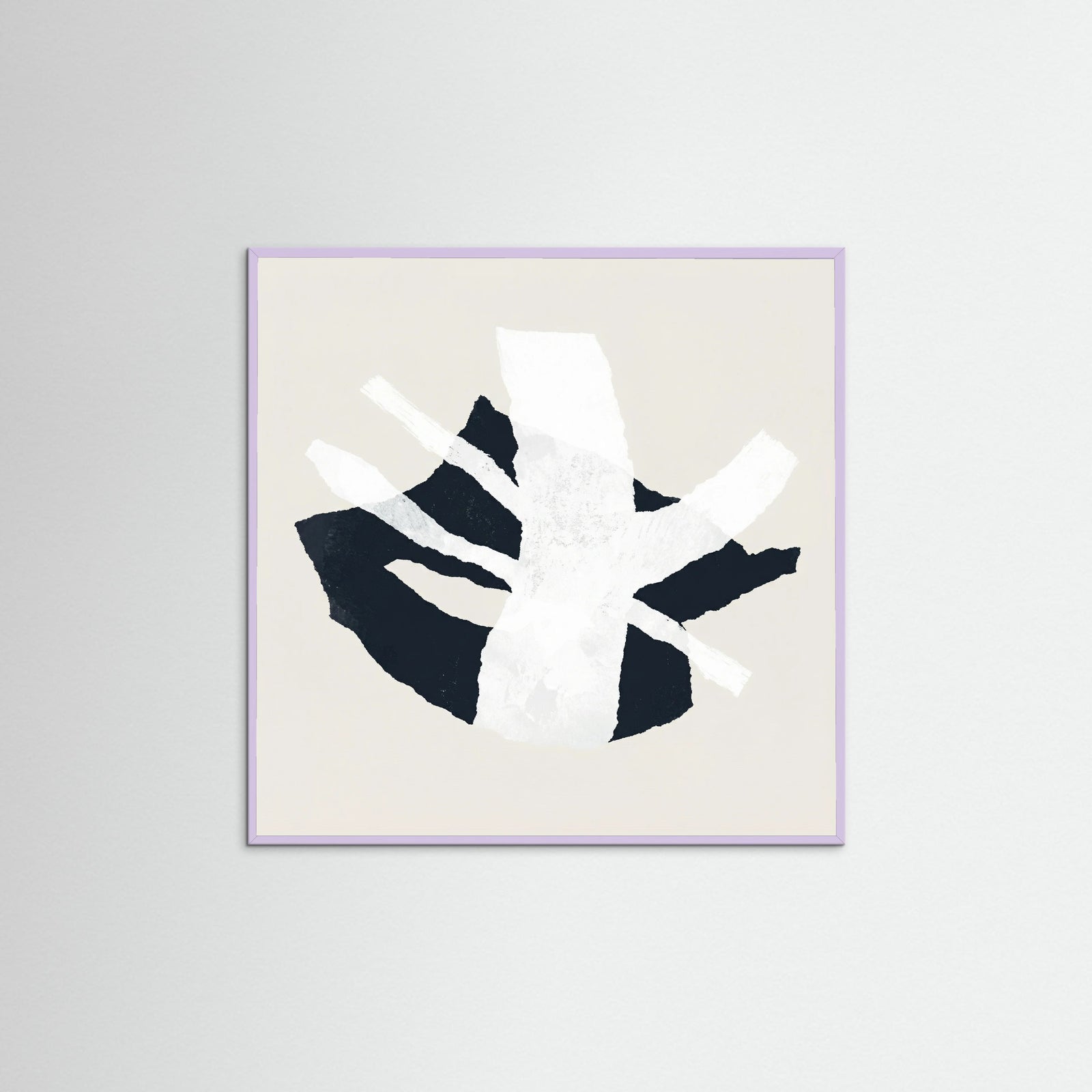 Lilac Wood Square Fragmented Balance