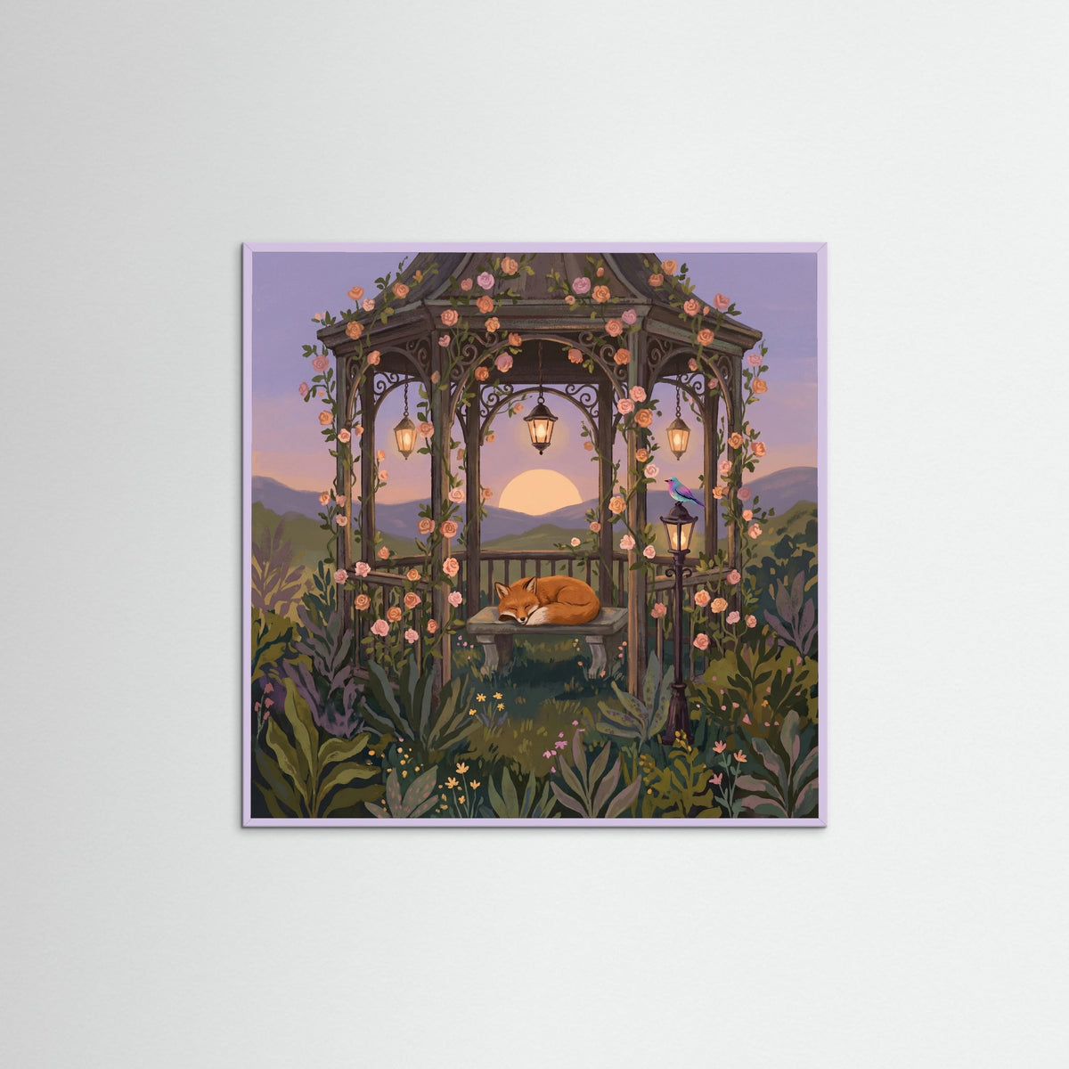 Lilac Wood Square Garden Serenity