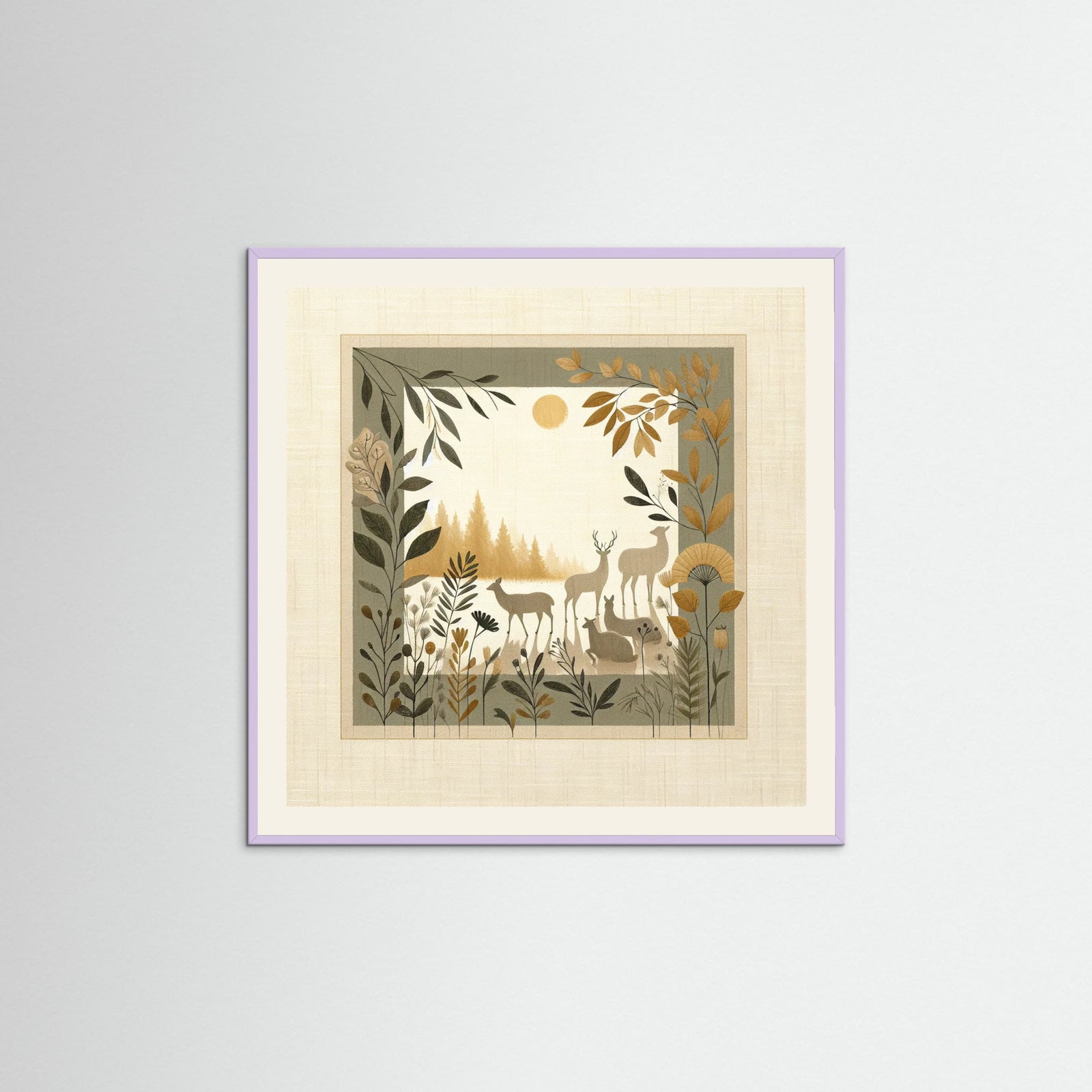 Lilac Wood Square Gentle Spirit