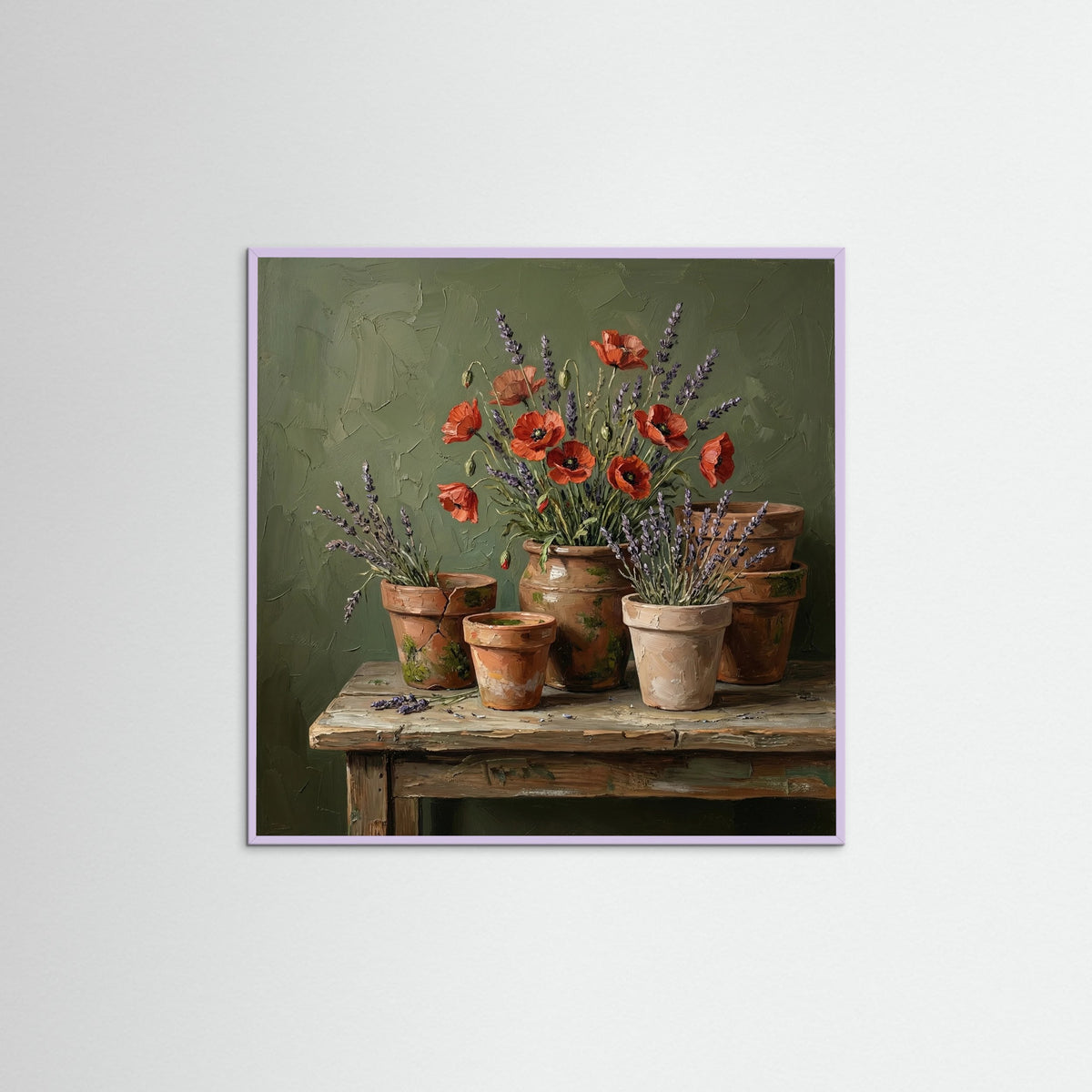 Lilac Wood Square Harvest Maiden