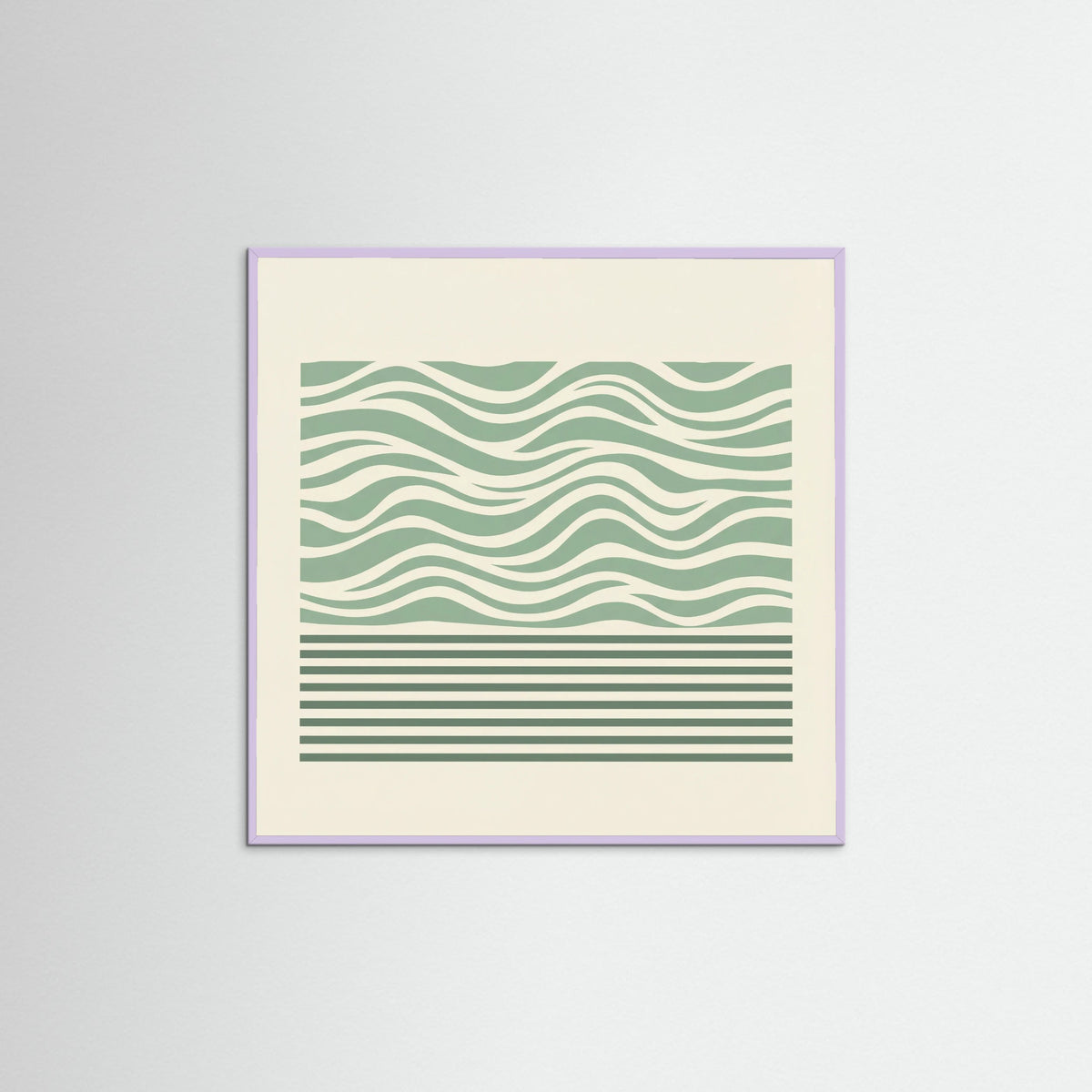 Lilac Wood Square Lavender Dualism