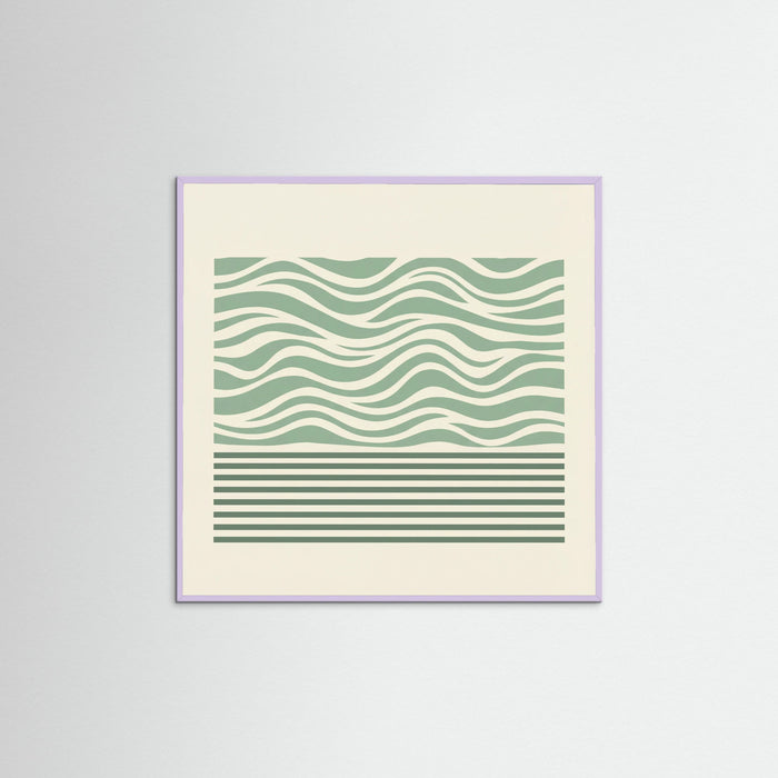 Lilac Wood Square Lavender Dualism