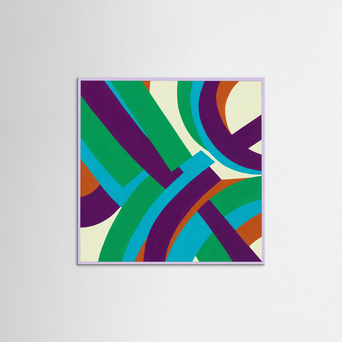 Lilac Wood Square Layered Color Forms