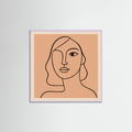 Lilac Wood Square Linear Grace