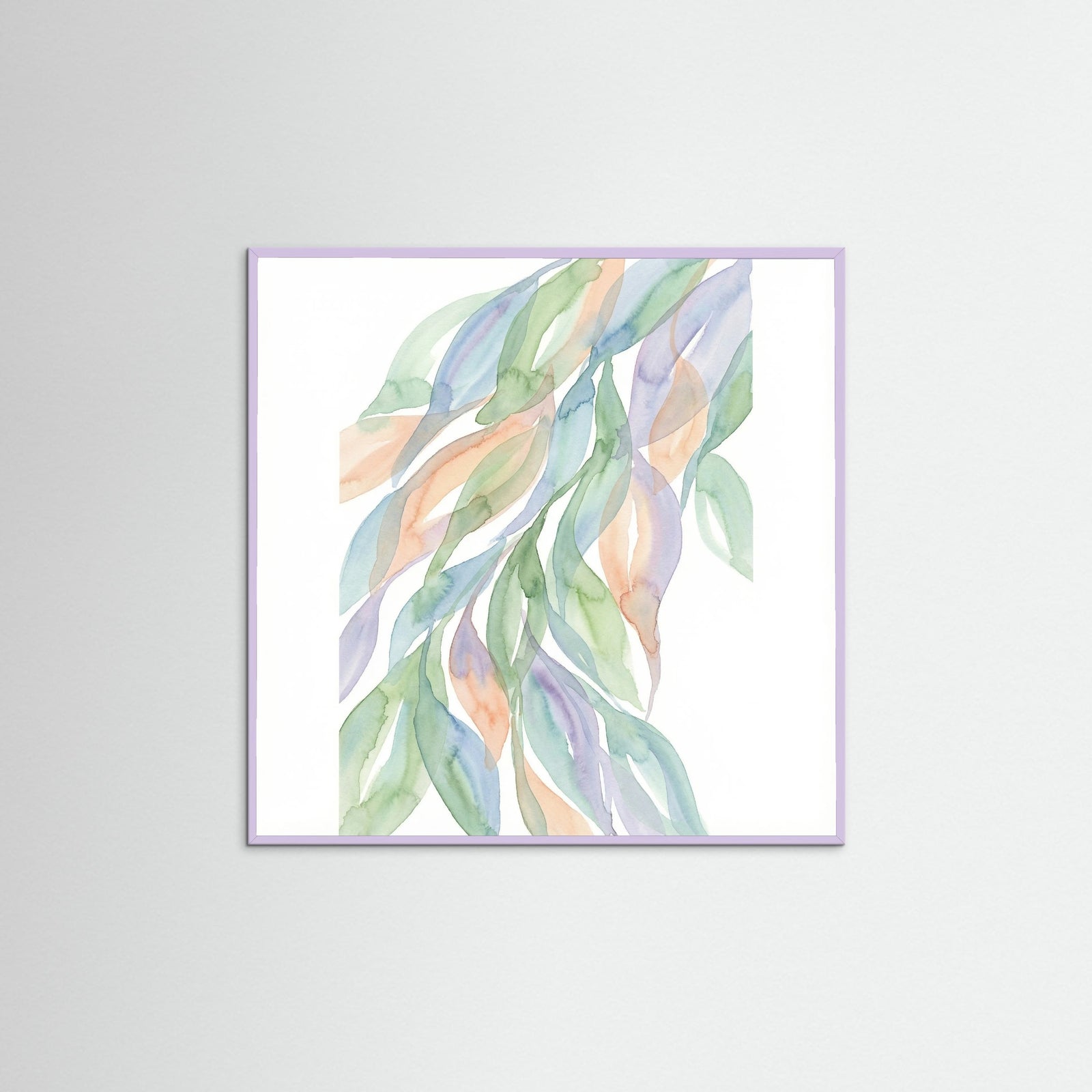 Lilac Wood Square Misty Forms