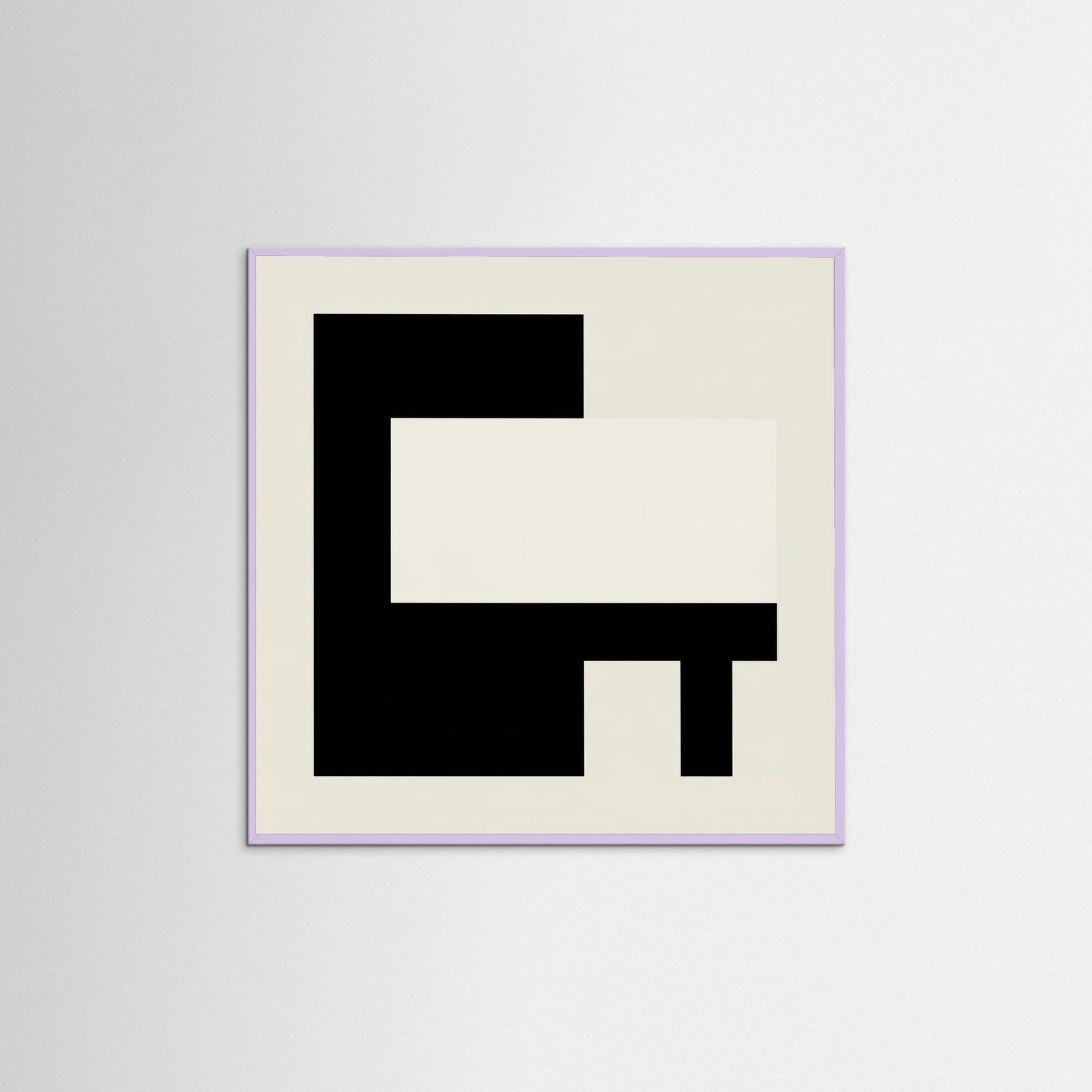 Lilac Wood Square Monochrome Balance