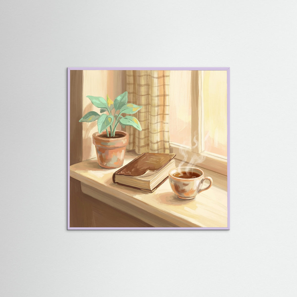 Lilac Wood Square Morning Cafe Scene