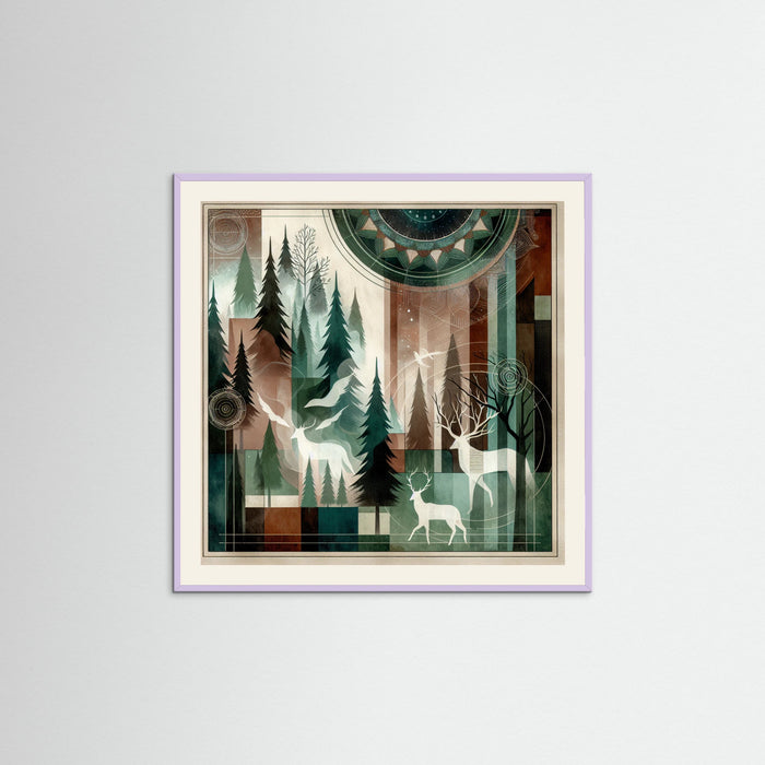 Lilac Wood Square Mystical Forest